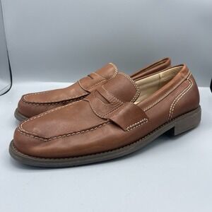 Sperry Top Sider Penny Loafers Men's 12M Brown Leather Round Toe Slip On 0814574